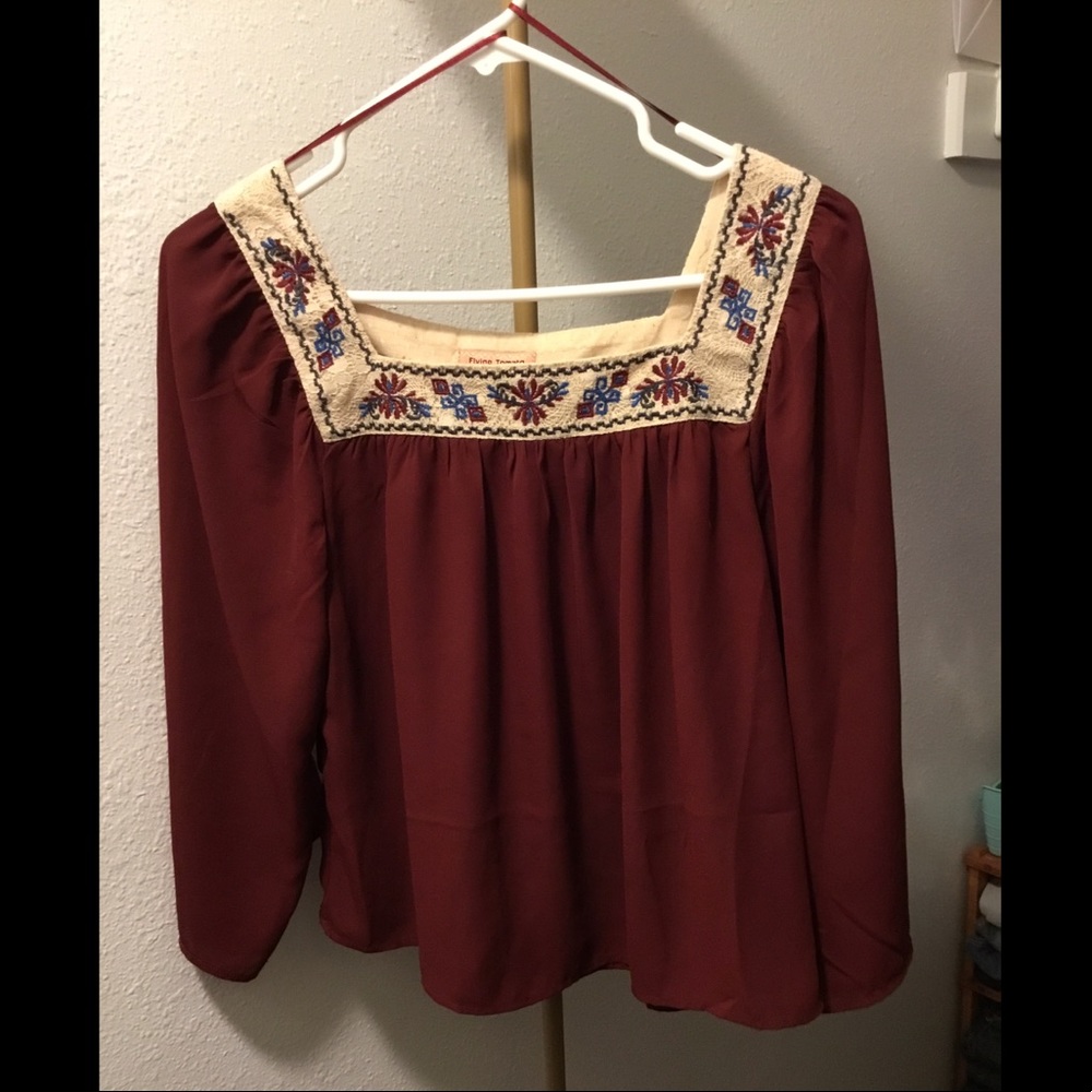 Flying Tomato maroon top